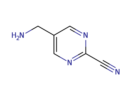 2-Pyrimidinecarbonitrile, 5-(aminomethyl)- HCl