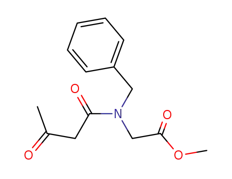 Glycine, N-(1,3-dioxobutyl)-N-(phenylmethyl)-, methyl ester