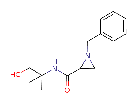 (+/-)-1-benzyl-N-(1-hydroxy-2-methylpropan-2-yl)aziridine-2-carboxamide