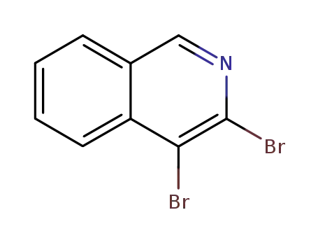 Molecular Structure of 36963-44-7 (3,4-dibromoisoquinoline)