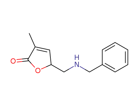 2(5H)-Furanone, 3-methyl-5-[[(phenylmethyl)amino]methyl]-