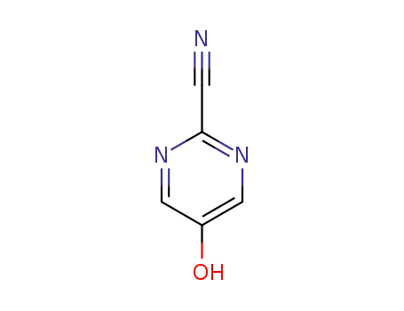 Molecular Structure of 345642-86-6 (5-Hydroxy-2-pyrimidinecarbonitrile)