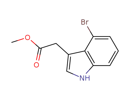 (4-BROMO-1H-INDOL-3-YL)-아세트산 메틸 에스테르