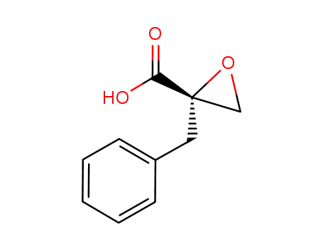Molecular Structure of 910539-51-4 ((2S)-2-benzyl-oxirane-2-carboxylic acid)