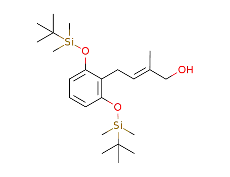 (E)-4-(2,6-bis(tert-butyldimethylsilyloxy)phenyl)-2-methylbut-2-en-1-ol