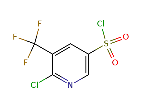 Molecular Structure of 928324-59-8 (6-chloro-5-(trifluoromethyl)pyridine-3-sulfonyl chloride)