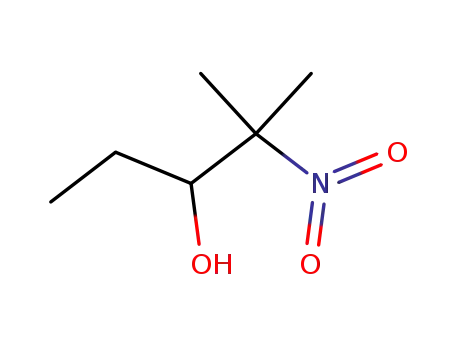 Molecular Structure of 20570-67-6 (2-methyl-2-nitropentan-3-ol)