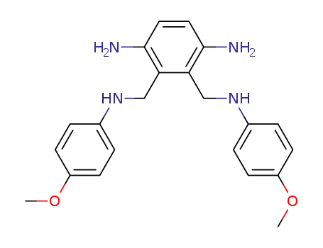 2,3-bis((4-methoxyphenylamino)methyl)benzene-1,4-diamine