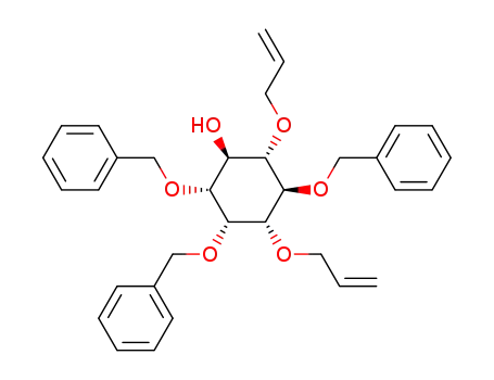(+)-D-1,5-bis-O-allyl-2,3,6-tris-O-benzyl-myo-inositol