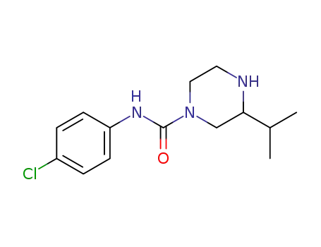 N-(4-chlorophenyl)-3-isopropylpiperazine-1-carboxamide