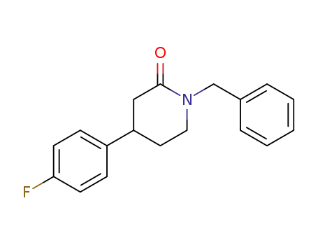 1-(benzyl)-4-(p-fluorophenyl)piperidin-2-one