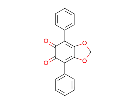 Molecular Structure of 7204-23-1 (4,7-Diphenyl-1,3-benzodioxole-5,6-dione)