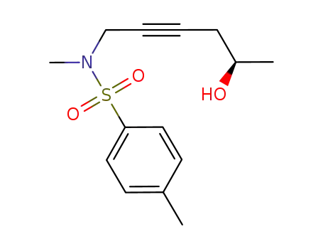 Benzenesulfonamide, N-[(5R)-5-hydroxy-2-hexyn-1-yl]-N,4-dimethyl-