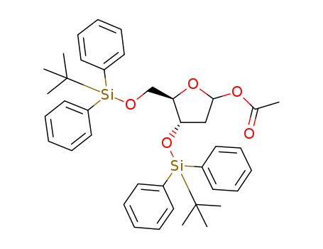 1-O-acetyl-3,5-bis-O-(t-butyldiphenylsilyl)-2-deoxy-D-ribofuranose