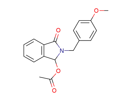 1H-Isoindol-1-one,
3-(acetyloxy)-2,3-dihydro-2-[(4-methoxyphenyl)methyl]-