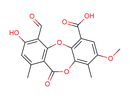 Molecular Structure of 7299-11-8 (PSOROMIC ACID)