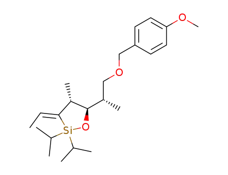 3-ethylidene-2,3-diisopropyl-5-[2-(4-methoxy-benzyloxy)-1-methyl-ethyl]-4-methyl[1,2]oxasilolane