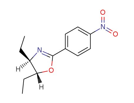 2-OXAZOLINE,4,5-DIETHYL-2-(P-NITROPHENYL)-,CIS-