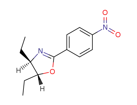 rel-4α*,5α*-ジエチル-2-(4-ニトロフェニル)-2-オキサゾリン