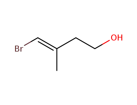 Molecular Structure of 74723-02-7 ((E)-4-bromo-3-methyl-3-buten-1-ol)