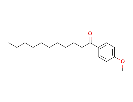 Molecular Structure of 69657-36-9 (1-(4-methoxyphenyl)-undecan-1-one)