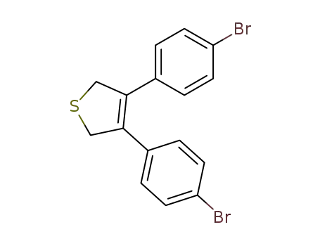 Molecular Structure of 100990-01-0 (3,4-BIS-(4-BROMO-PHENYL)-2,5-DIHYDRO-THIOPHENE)