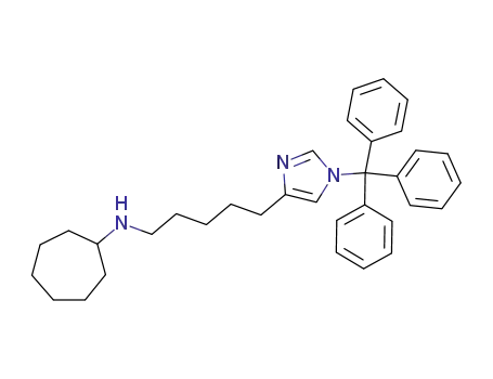 cycloheptyl-[5-(1-trityl-1H-imidazol-4-yl)pentyl]amine