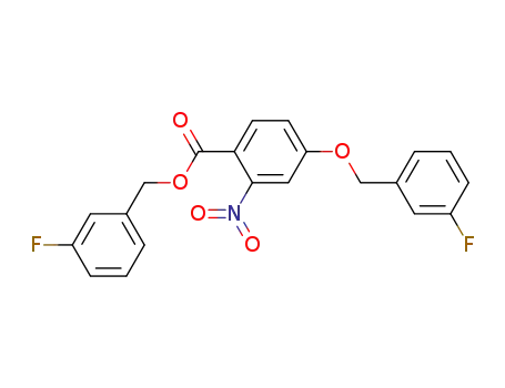 4-(3-fluoro-benzyloxy)-2-nitro-benzoic acid (3-fluoro-benzyl) ester
