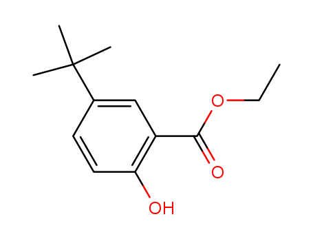 Benzoic acid, 5-(1,1-dimethylethyl)-2-hydroxy-, ethyl ester