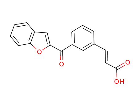 trans-3-[3-(benzofuran-2-carbonyl)phenyl]acrylic acid