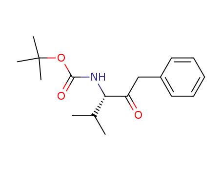 (3S)-3-(tert-butyloxycarbonylamino)-4-methyl-1-phenylpentan-2-one