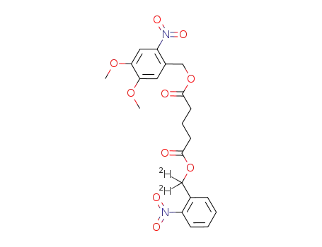 glutaric acid (4,5-dimethoxy-2-nitrobenzyl) ester (α,α-dideuterio-2-nitrobenzyl) ester