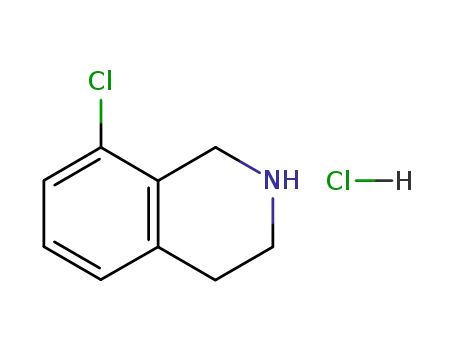 Molecular Structure of 61563-33-5 (8-CHLORO-1,2,3,4-TETRAHYDRO-ISOQUINOLINE HYDROCHLORIDE)