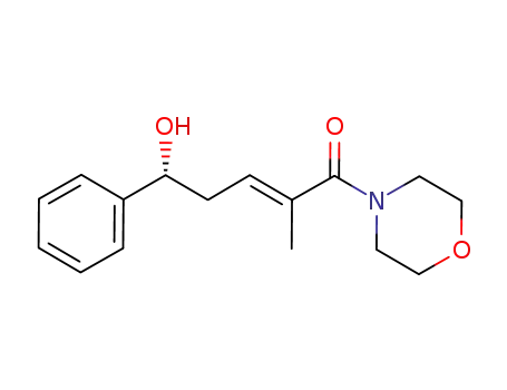 (+)-4-[(5R,2E)-1-oxo-5-phenyl-5-hydroxy-2-methyl-2-pentenyl]morpholine