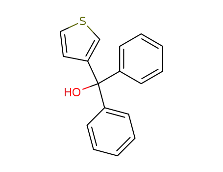 Molecular Structure of 2226-49-5 (diphenyl(thiophen-3-yl)methanol)