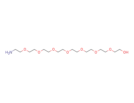 Molecular Structure of 352439-37-3 (1-AMinooctaethylene Glycol)
