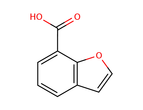 Molecular Structure of 90484-22-3 (benzofuran-7-carboxylic acid)