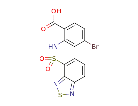 Benzoic acid, 2-[(2,1,3-benzothiadiazol-4-ylsulfonyl)amino]-4-bromo-