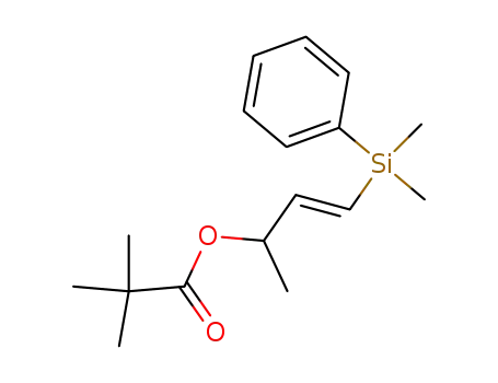 (+/-)-(E)-(1-dimethylphenylsilyl-1-buten-3-yl) pivalate