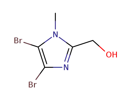Molecular Structure of 881997-90-6 ((4,5-dibromo-1-methyl-1H-imidazol-2-yl)methanol)