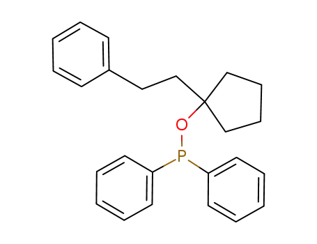 Phosphinous acid, P,P-diphenyl-, 1-(2-phenylethyl)cyclopentyl ester