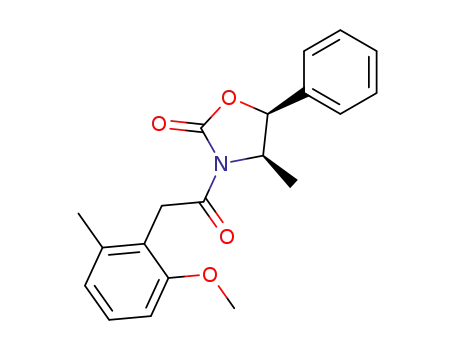 (4S,5R)-3-(2-(2-methoxy-6-methylphenyl)acetyl)-4-methyl-5-phenyl-1,3-oxazolidin-2-one