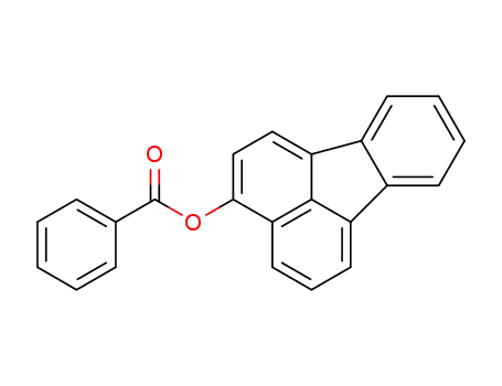 Molecular Structure of 65593-29-5 (3-Fluoranthenol, benzoate)