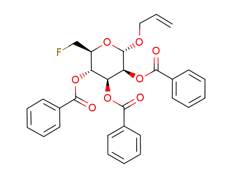 allyl 2,3,4-tri-O-benzoyl-6-deoxy-6-fluoro-α-D-mannopyranoside