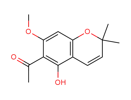 2,2-Dimethyl-6-acetyl-7-methoxy-2H-1-benzopyran-5-ol