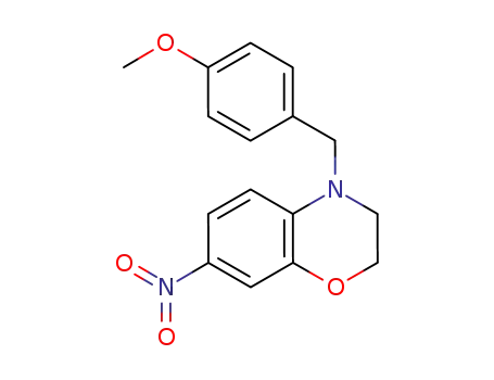 3,4-dihydro-4-(p-methoxybenzyl)-7-nitro-2H-1,4-benzoxazine