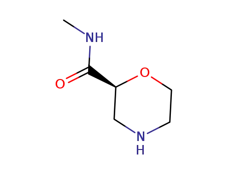 Molecular Structure of 135072-21-8 (2-Morpholinecarboxamide,N-methyl-(9CI))