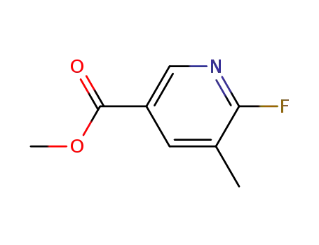 Molecular Structure of 211122-38-2 (METHYL 6-FLUORO-5-METHYLPYRIDINE-3-CARBOXYLATE)