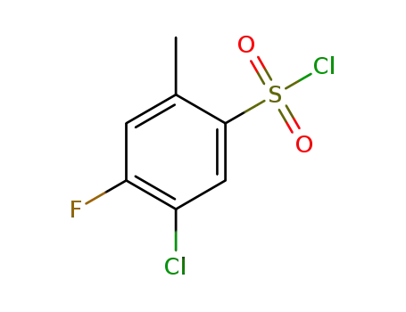 5-chloro-4-fluoro-2-methylbenzenesulfonyl chloride