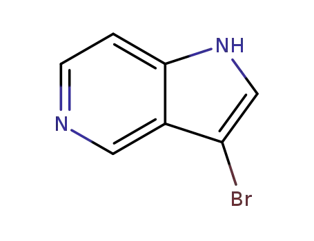 Molecular Structure of 23612-36-4 (3-BROMO-5-AZAINDOLE)